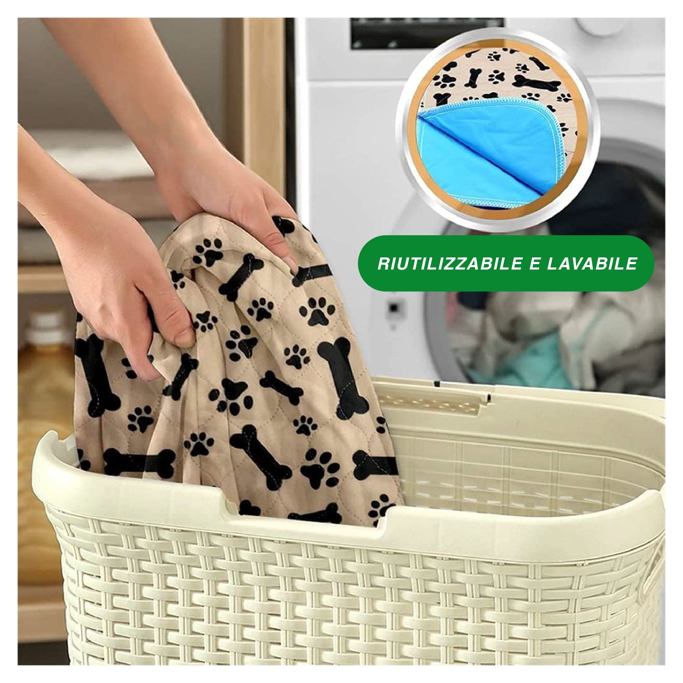 ECOTRAVER - LA TRAVERSINA LAVABILE E RIUTILIZZABILE PER CANI E GATTI